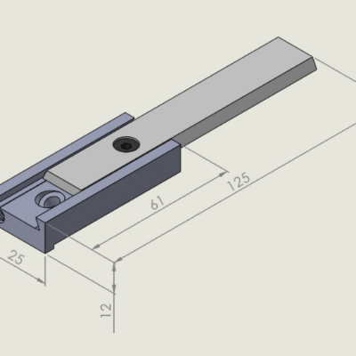 Front Rear Jogger 125mm FIX    BSI fixing