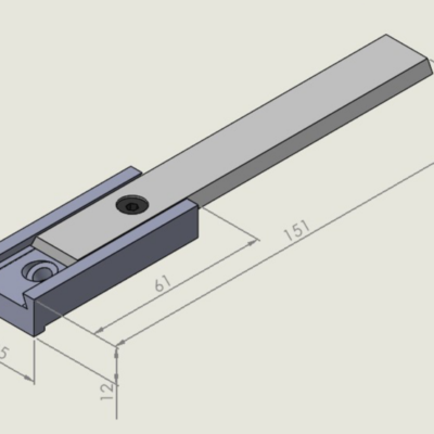 Front Rear jogger 151mm FIX   BSI fixing
