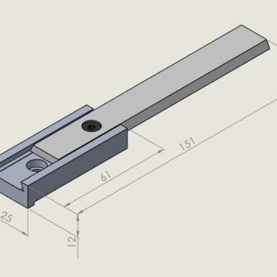 Front Rear jogger 151mm FIX   Standard fixing