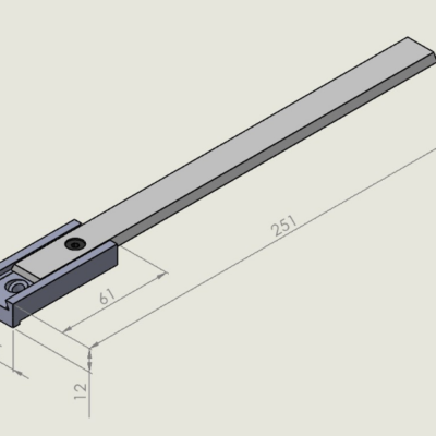 Front Rear jogger 251mm FIX   BSI fixing