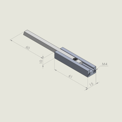 Jogger universal 10mm with M4 FIX