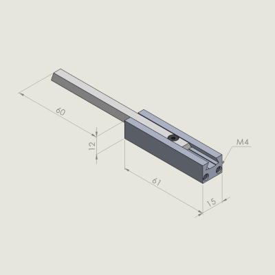 Jogger universal 12mm with M4 FIX